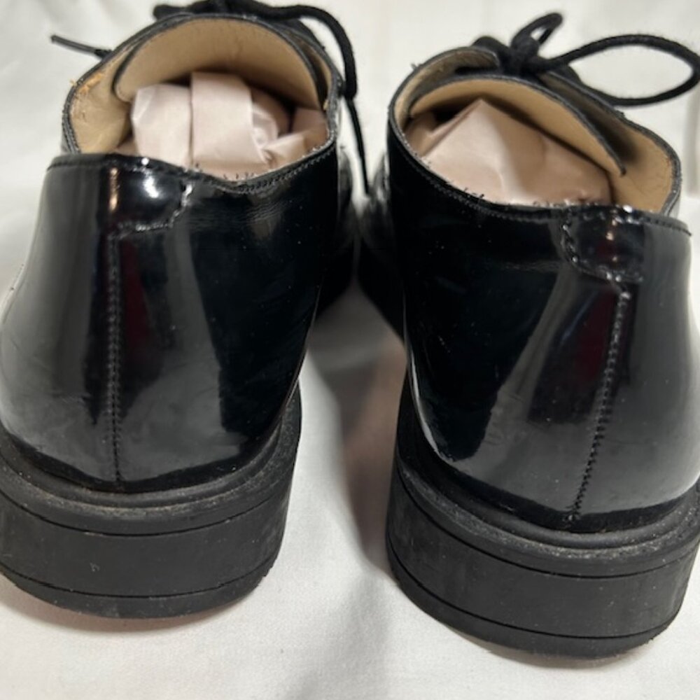 NINE WEST BARBIERI Black Patent Oxfords - Picture 13 of 14